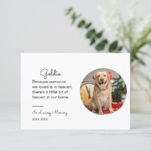 Pet Memorial Portrait Geschenk Katze Verlust Beile Einladung