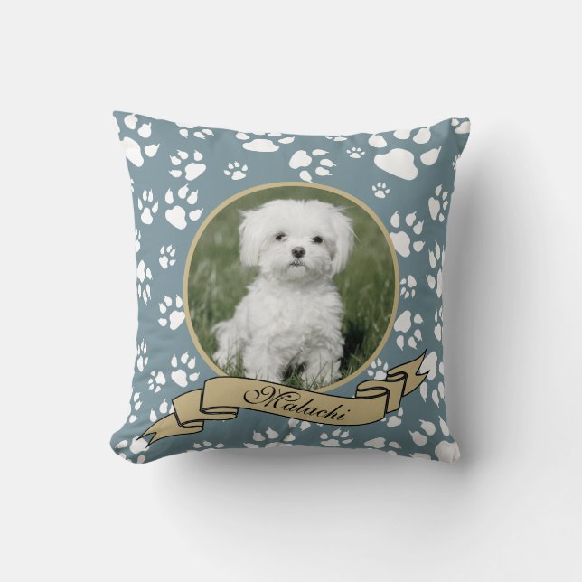 Pet-Memorial SVG drucken, ALLE FARBEN ÄNDERN Kissen (Vorderseite)