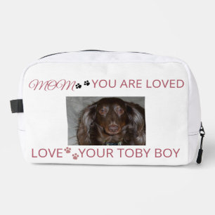 Pet Mom Herzliche Foto-Tasche Waschbeutel