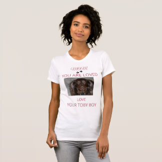 Pet Mom Loved Photo Tee Art