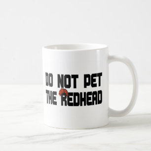 Pet nicht den Redhead (mit Perücke) Kaffeetasse
