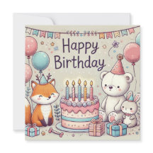 Pet Pals zum Geburtstag Einladung