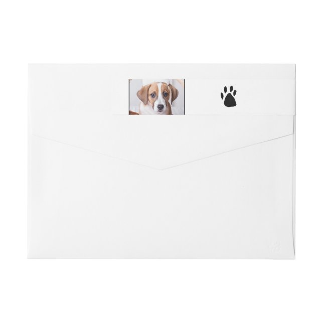 Pet Paw Print Foto Weihnachten (Rückseite)