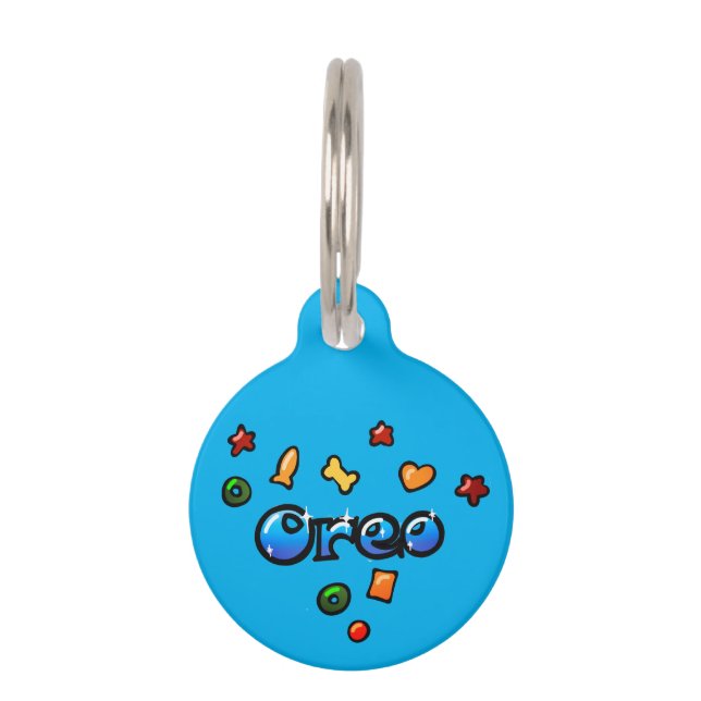 Pet’s name Oreo Crockeys Haustiermarke (Vorderseite)