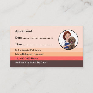 Pet Salon tendance Simple Rendez-vous Cartes d'Aff