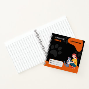 Pet Sitter Services SpiralNotebook Notizbuch