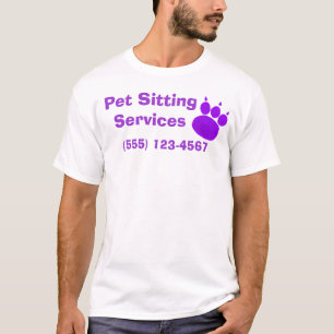 Pet-Sitting-Dienste Drucken T-Shirt