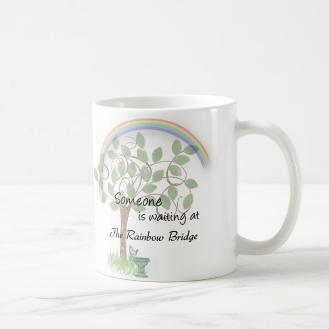 Pet Verlust, Haustier-Beileids-Tasse Kaffeetasse (Rechts)