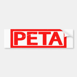 Peta Briefmarke Autoaufkleber