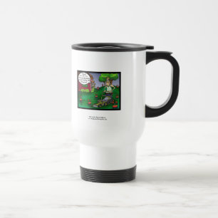 PETA & The Crabgrass Cartoon Mug de Voyage Drôle
