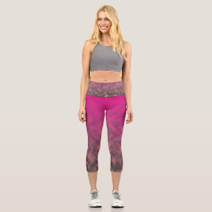 Petal Collapse Capri Leggings