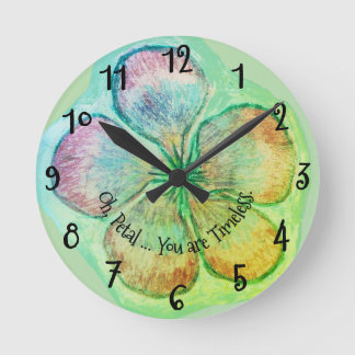 *' Petal'-Design, Runduhr Runde Wanduhr