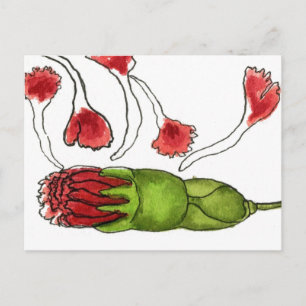 "Petal Fall #1" florale Postkarte