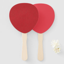 Petal Fan Set - glatt und texturierte Tomate Red Fächer