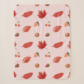 Petal & Frucht: Eine rosa Symphonie Sherpadecke