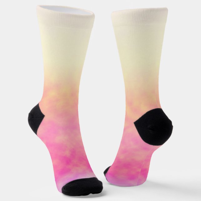 Petal Glow Socken (Gewinkelt)