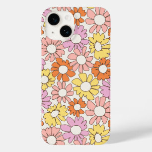 Petal Jubilee Soft Retro Citrus Case-Mate iPhone 14 Hülle