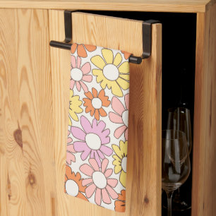 Petal Jubilee Soft Retro Citrus Geschirrtuch