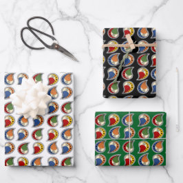 Petal Paisley Rhythm Geschenkpapier Set