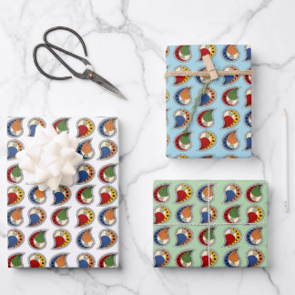 Petal Paisley Rhythmus Geschenkpapier Set