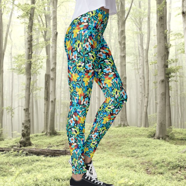 Petal Party Muster Leggings (Von Creator hochgeladen)