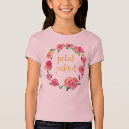 Petal Patrol Flower Girl Geschenk Shirt