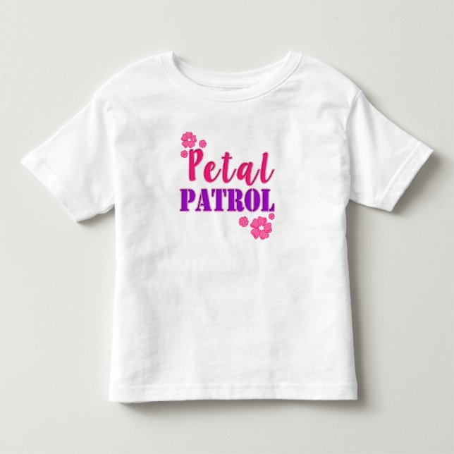 Petal Patrol Flower Girl Shirt (Vorderseite)