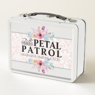 Petal Patrol Flower Girl Special Agent Geschenkbox Metall Brotdose