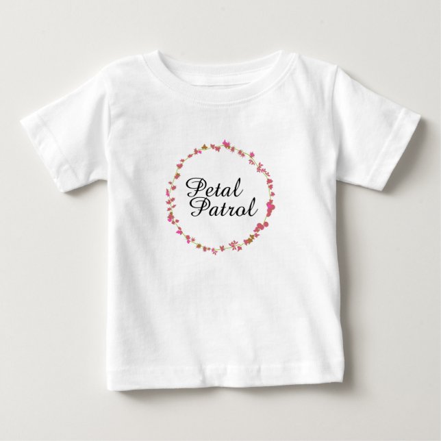 Petal Patrol für Blume Girls Baby T-shirt (Vorderseite)