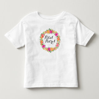 Petal Patrol Toddler Ruffle Tee Flower Girl Shirt