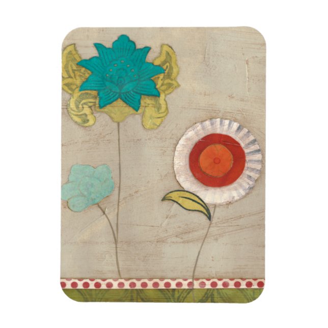 Petal Patterns I Magnet (Vertikal)