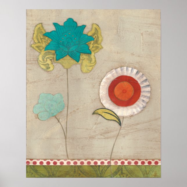 Petal Patterns I Poster (Vorne)