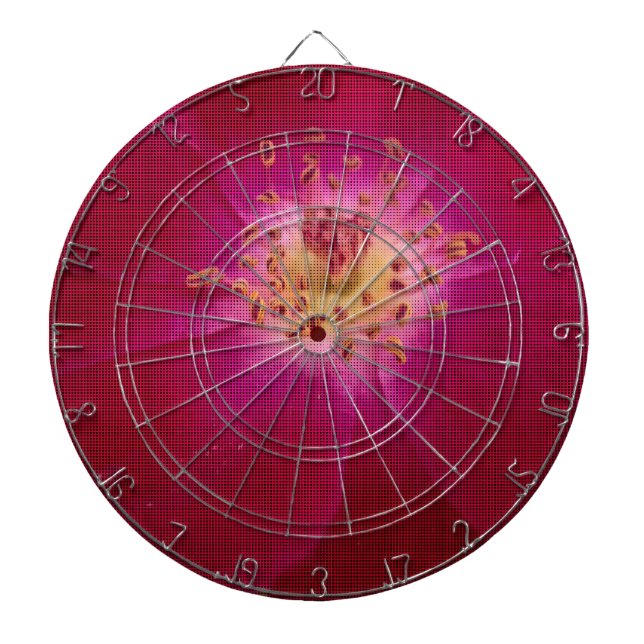 Petal Perfektion: Scheckte Rose Petal Muster Art Dartscheibe (vorne)