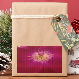 Petal Perfektion: Scheckte Rose Petal Muster Art Rechteckiger Aufkleber