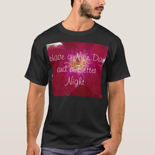 Petal Perfektion: Scheckte Rose Petal Muster Art T-Shirt (Vorderseite)