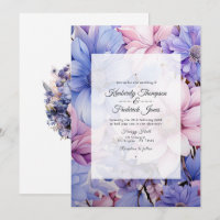 Petal Pink, Cornflower Blue & Mauve Lila Hochzeit