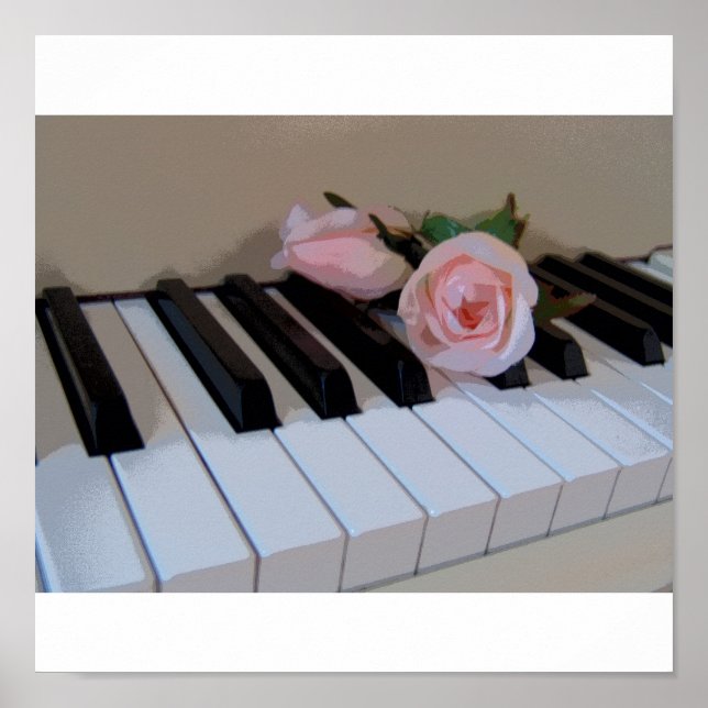 Petal Pink Keys Poster (Vorne)