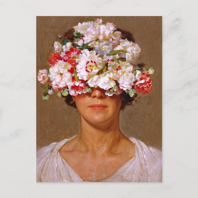 "Petal Pride" Margaret - Art & Floral Society Postkarte (Vorderseite)