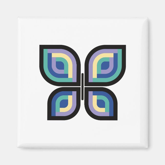 Petal Prism Butterfly Magnet (Vorne)