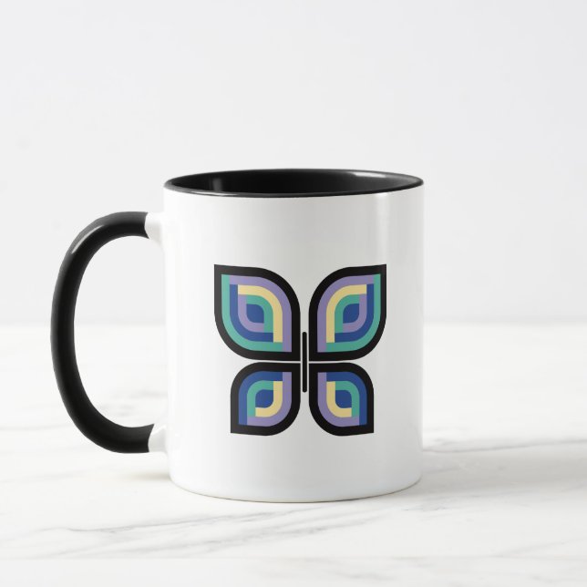 Petal Prism Butterfly Tasse (Links)