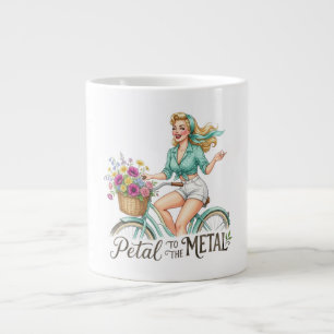 Petal to the Metal Gartenzauber-Kaffeetasse mit Jumbo-Tasse