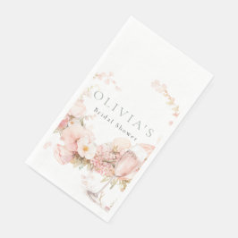 Petal und Prosecco Hochzeit Serviette
