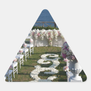 Petal-Wedding-Aisle-Runners-20 Dreieckiger Aufkleber