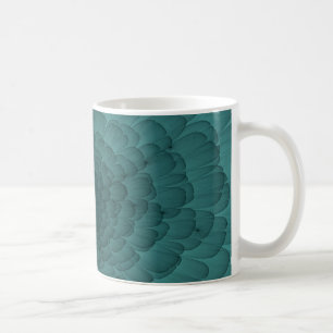 Petalen in Aquamarin Kaffeetasse