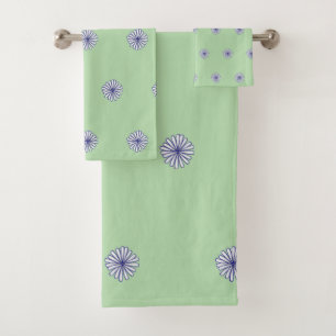 Pétales blancs Menthe Verte Décoration Maison Cade