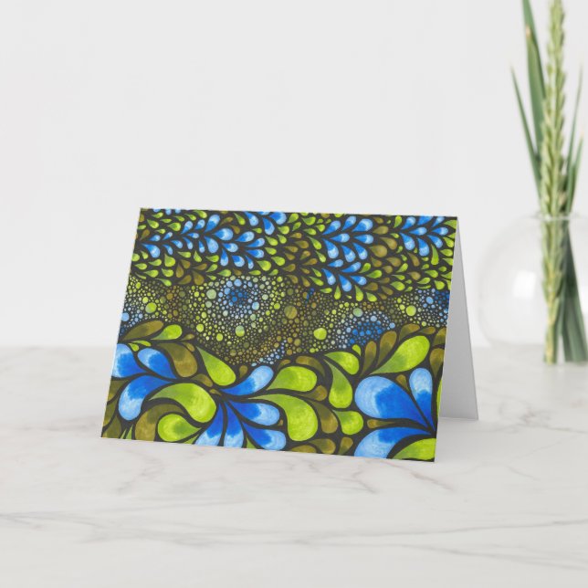 Pétales - carte de voeux (Devant)