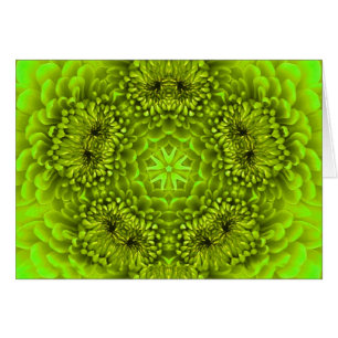 PÉTALES DE FLEURS DE DAHLIA VERTES