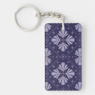 Pétales de fleurs géométriques motif répétitif abs
