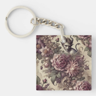Pétales de prune piquante - Design floral gothique
