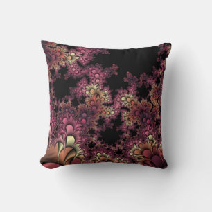 Pétales et épines Coussin d'art fractal